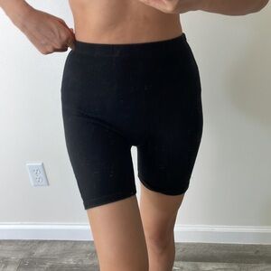 Black Brandy Melville biker shorts one size